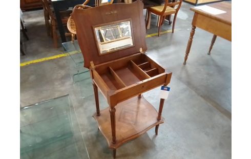 DESSERTE BOIS MIROIR