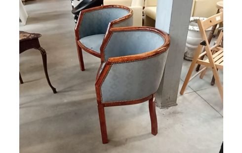 FAUTEUIL RETRO BLEU LA PAIRE