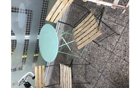 CHAISE DE JARDIN LOT DE 2