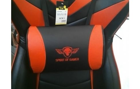 FAUTEUIL SPIRIT OF GAMER SIMILICUIR NOIR ET ROUGE