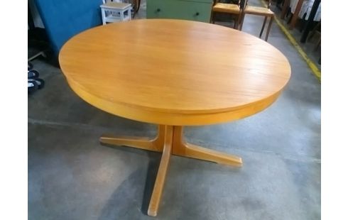 TABLE RONDE VINTAGE SANS ALLONGES SIGNEE LB