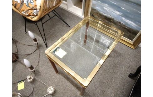 BOUT DE CANAPE METAL DORE