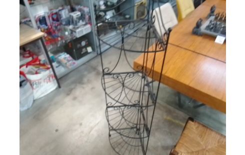 ETAGERE DE RANGEMENT ANGLE METAL
