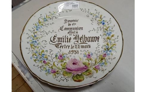 ASSIETTE DECO SOUVENIR COMMUNION