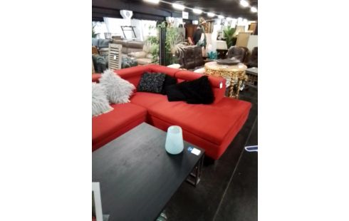 SALON D'ANGLE SALON TISSU ROUGE