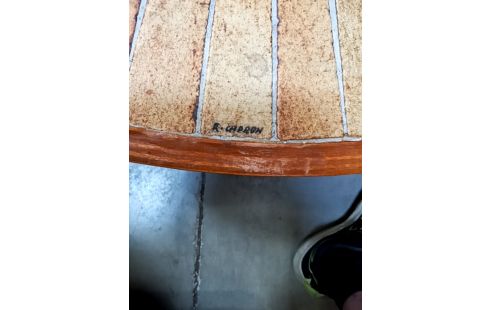 TABLE BASSE CÉRAMIQUE R.CAPRON