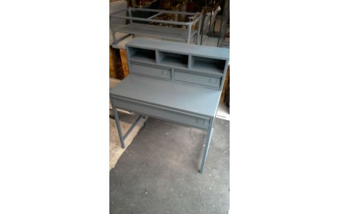 SCHREIBTISCH METALL GRAU