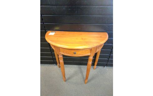 CONSOLE DEMI LUNE 1 TIROIR