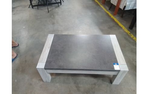 TABLE BASSE TYPE C MODERNE IMITATION BÉTON