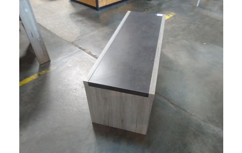 MEUBLE TV TYPE MODERNE 1 TIROIR IMITATION BÉTON