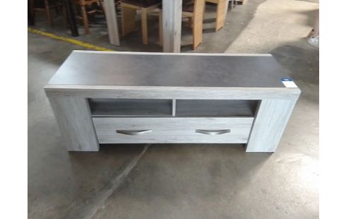 MEUBLE TV TYPE MODERNE 1 TIROIR IMITATION BÉTON