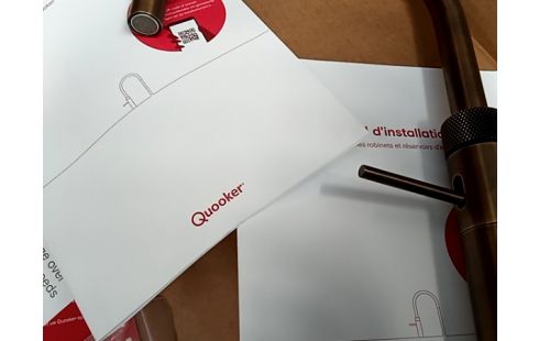 ROBINET de cuisine cuivre quooker