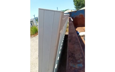 PORTAIL COULISSANT ALU 370/140 ROULETTES RSV2