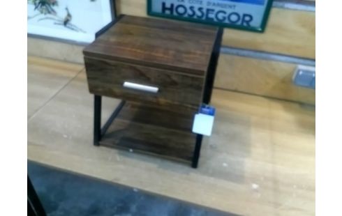 CHEVET 1 TIROIR IMITATION BOIS