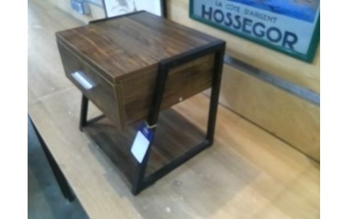 CHEVET 1 TIROIR IMITATION BOIS