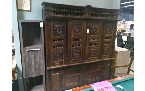 PORTE MANTEAU LIT CLOS BRETON TRANSFORME DIMENSIONS 193 X183 X 30