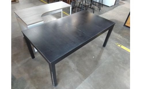 TABLE SALLE A MANGER EN L'ETAT + 2 ALLONGES 175X95CM