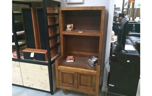 MEUBLE D'ENTREE VINTAGE 2 PORTES COULISSANTES