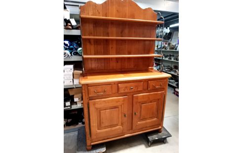 BUFFET VAISSELIER CHÊNE MASSIF + CLEF