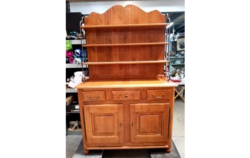 BUFFET VAISSELIER CHÊNE MASSIF + CLEF