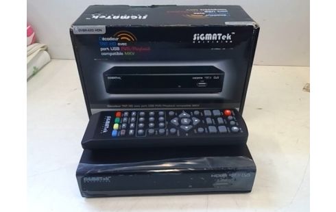 DECODEUR TNT HD SIGMATEK AVEC BOITE