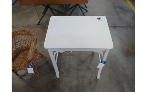 BUREAU D'ECOLIER BOIS PEINT