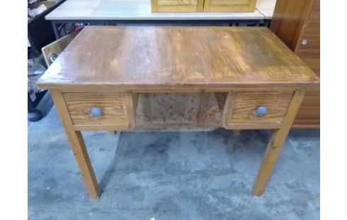 BUREAU BOIS 2 TIROIRS