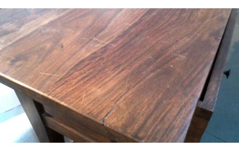 KONSOLENTISCH TEAKHOLZ 2 SCHUBLADEN