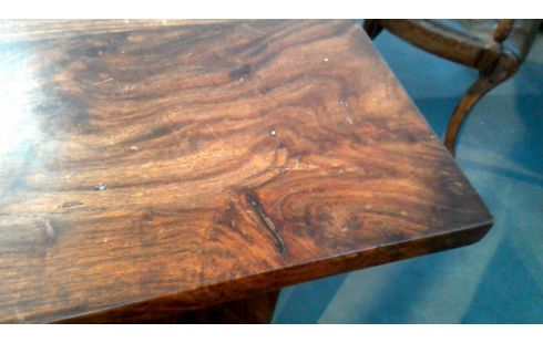 KONSOLENTISCH TEAKHOLZ 2 SCHUBLADEN