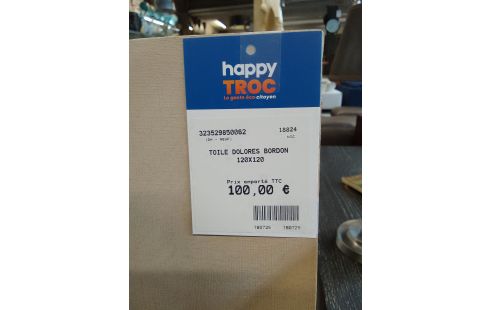 TOILE DOLORES BORDON 120X120