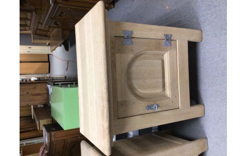 MEUBLE BAS AEROGOMME CHENE MASSIF 1 PORTE