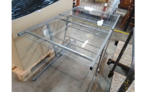BUREAU INFORMATIQUE METAL VERRE L'UNITE