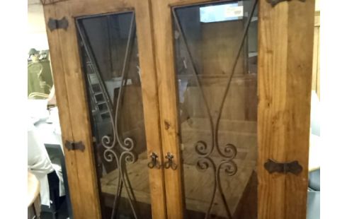 MEUBLE vintrine style indonnesien 2 portes