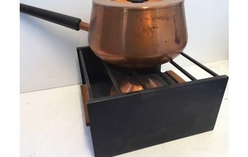 CAQUELON A FONDU AVEC BRULEUR