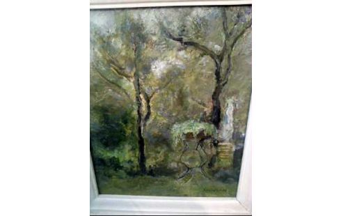 GEMÄLDE I.R. GARTEN <ROLF.HÄNDLER>