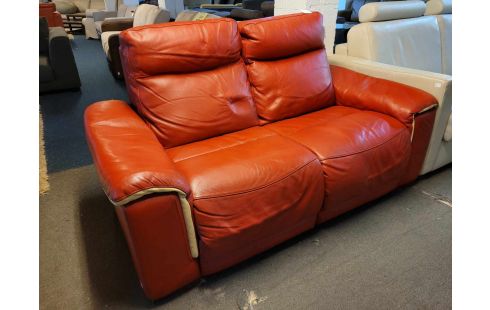 CANAPE 2 PORTES CUIR ROUGE MAXIDIVANI CANAPE 2 PLACES CUIR ROUGE MAXIDIVANI