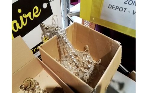 LUSTRE CRISTAL FONTAINE