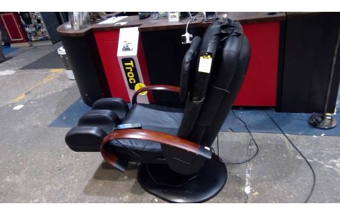 FAUTEUIL RELAX MASSANT ELECTRIQUE CUIR NOIR