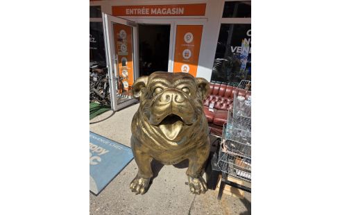 69 STATUE BULLDOG ANGLAIS OR XXL