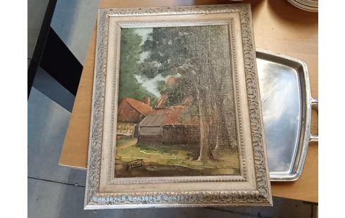 HUILE SUR TOILE S/ VERHEES