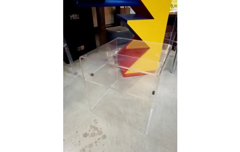TABLE BASSE PLEXIGLAS VINTAGE
