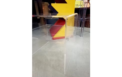 TABLE BASSE PLEXIGLAS VINTAGE