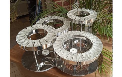 PLAFONNIER 4 CERCLES KADIRELLI