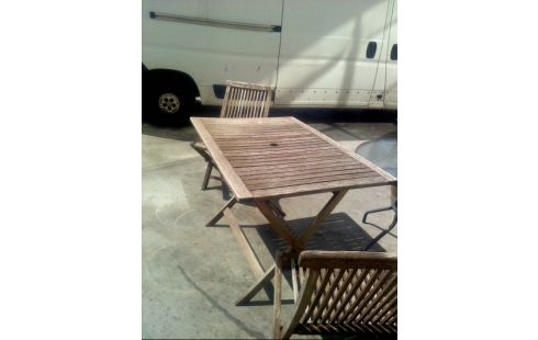 CONJUNTO MESA+2 SILLAS TEKA