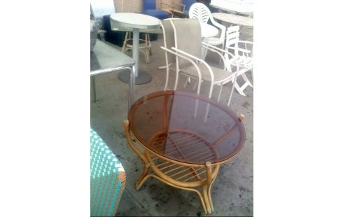 MESA REDONDA MIMBRE