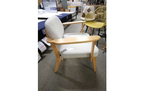 FAUTEUIL SCANDINAVE GRIS CHINÉ
