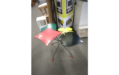 TABLE BASSE VINTAGE JEU DE CARTE