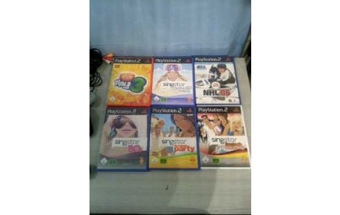PLAYSTATION 2 INKL. SINGSTAR DIV. SPIELE