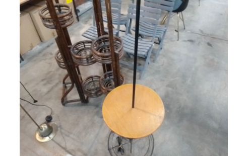 LAMPADAIRE BOIS METAL VINTAGE