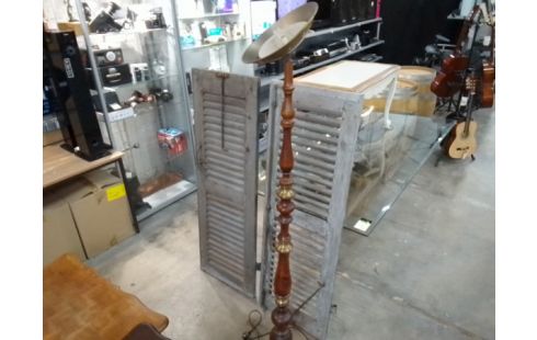 LAMPADAIRE BOIS HALOGÈNE